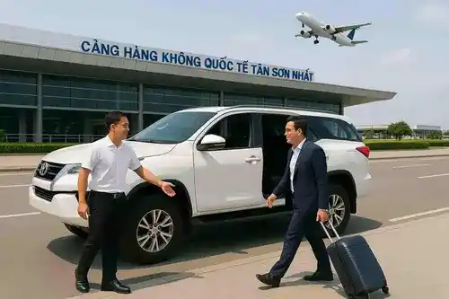 xe đưa đón sân bay